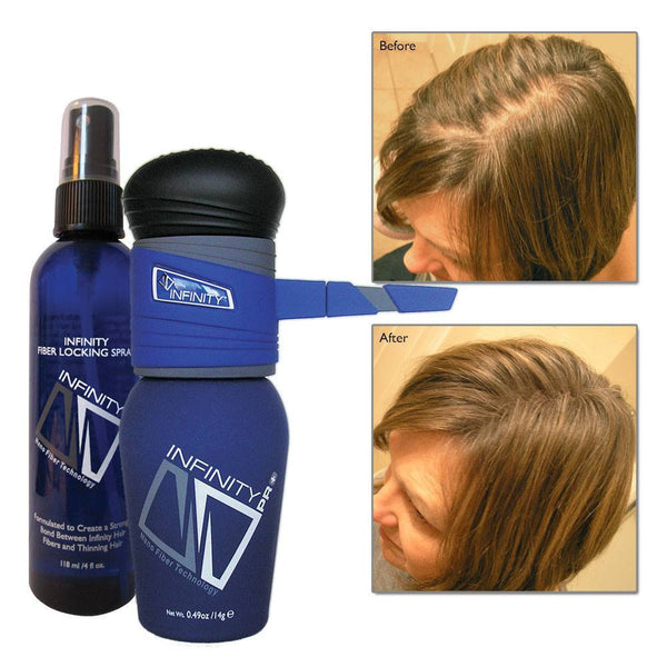 Home,Brands,Hair Loss - Infinity Hair Fibers Hair Loss Concealer + FREE Pump &  Spray