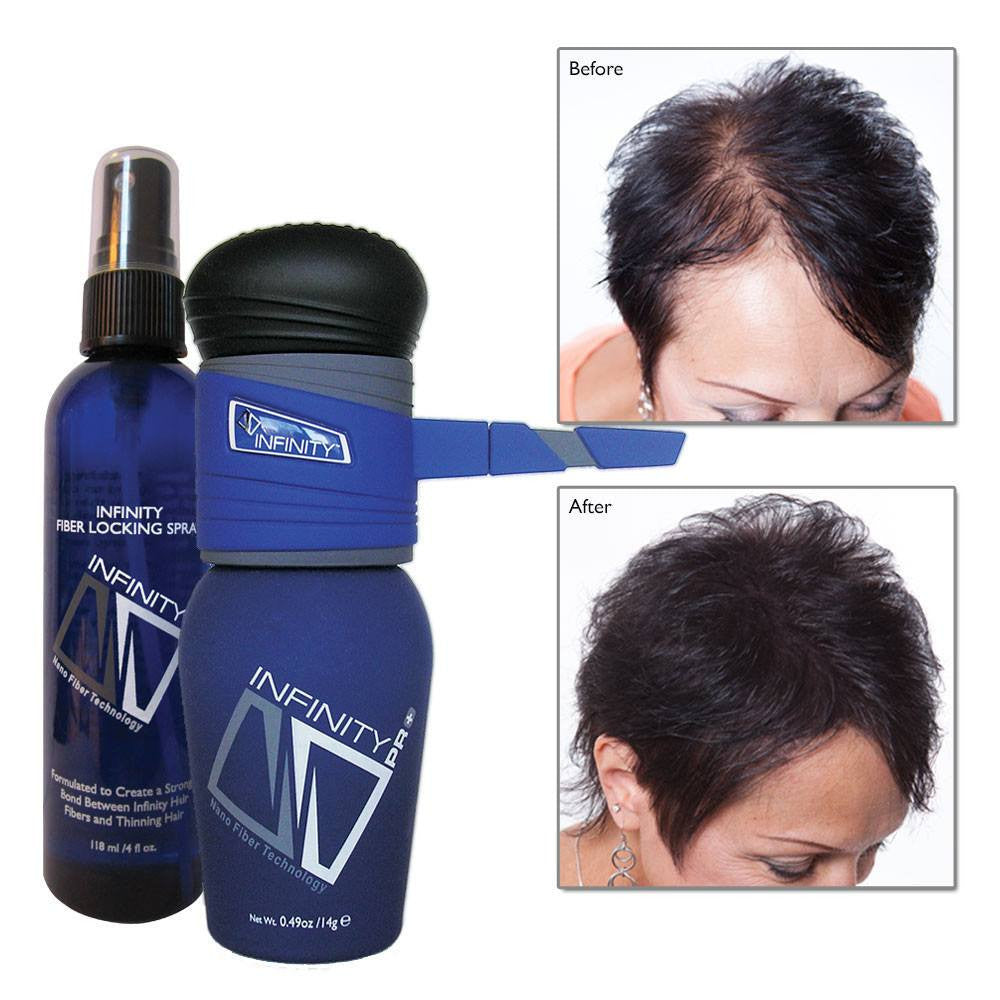 Home,Brands,Hair Loss - Infinity Hair Fibers Hair Loss Concealer + FREE Pump &  Spray